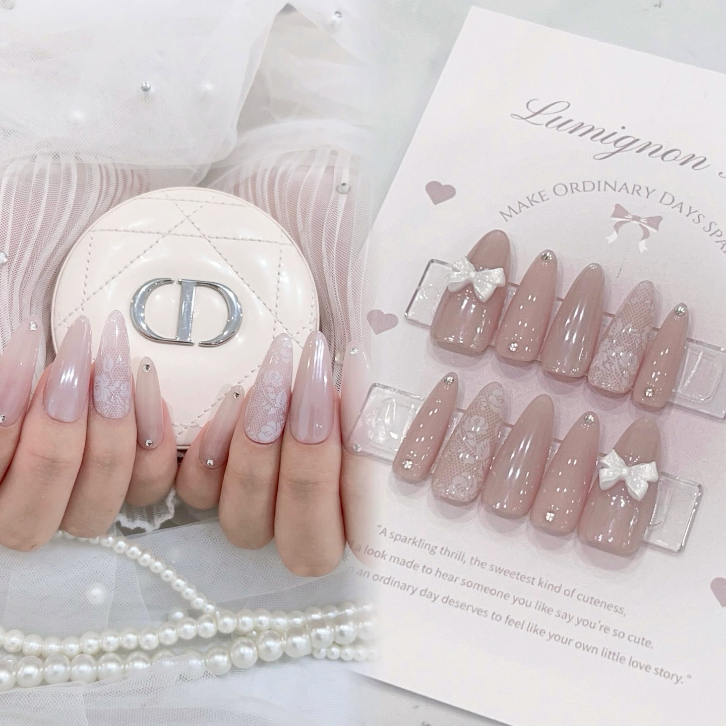 lumiaile_nailtip ドレスネイル15‪‪❤︎‬フルオーダー‪‪❤︎‬ LumignonNailTip