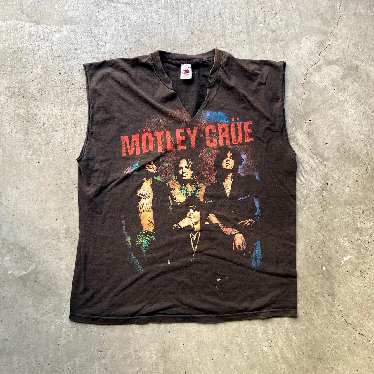 80年代 MOTLEY CRUE モントリ―クルー 両面プリント バンドTシャツ バンT レディースS ヴィンテージ /eaa323047