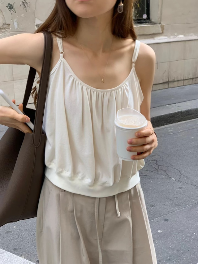 (OUNCE) heize shirring blouse / 4color