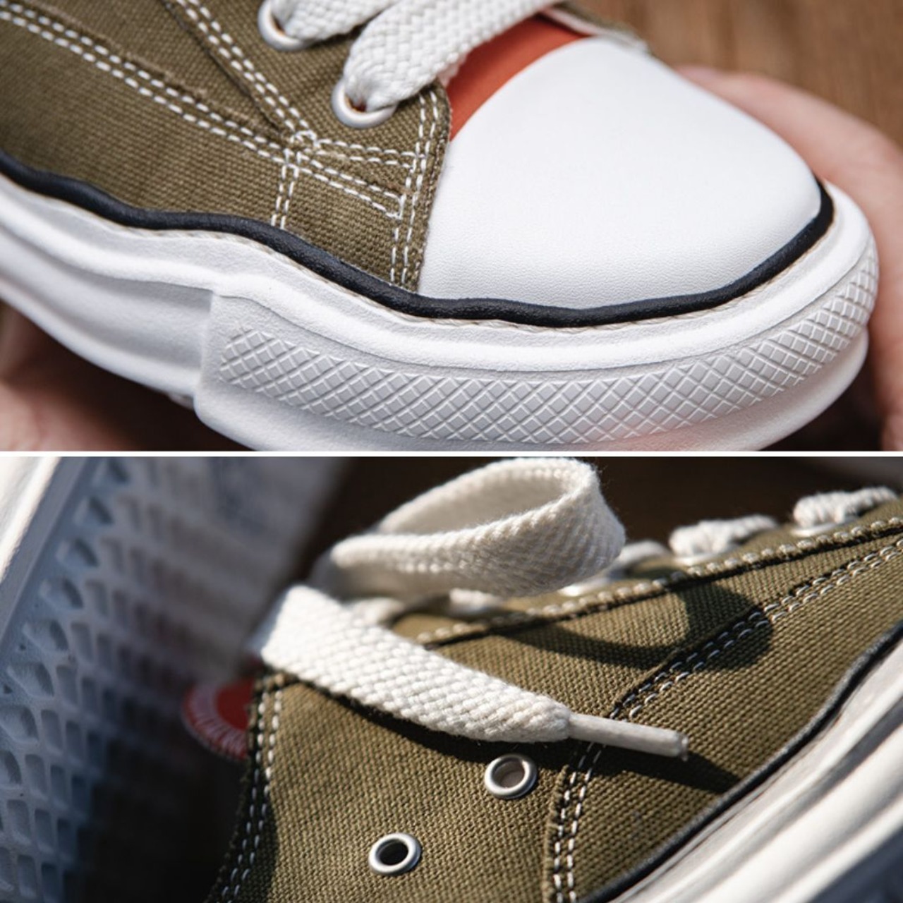 Wave Sole Canvas Sneakers / ウェーブ ソール キャンバス スニーカー