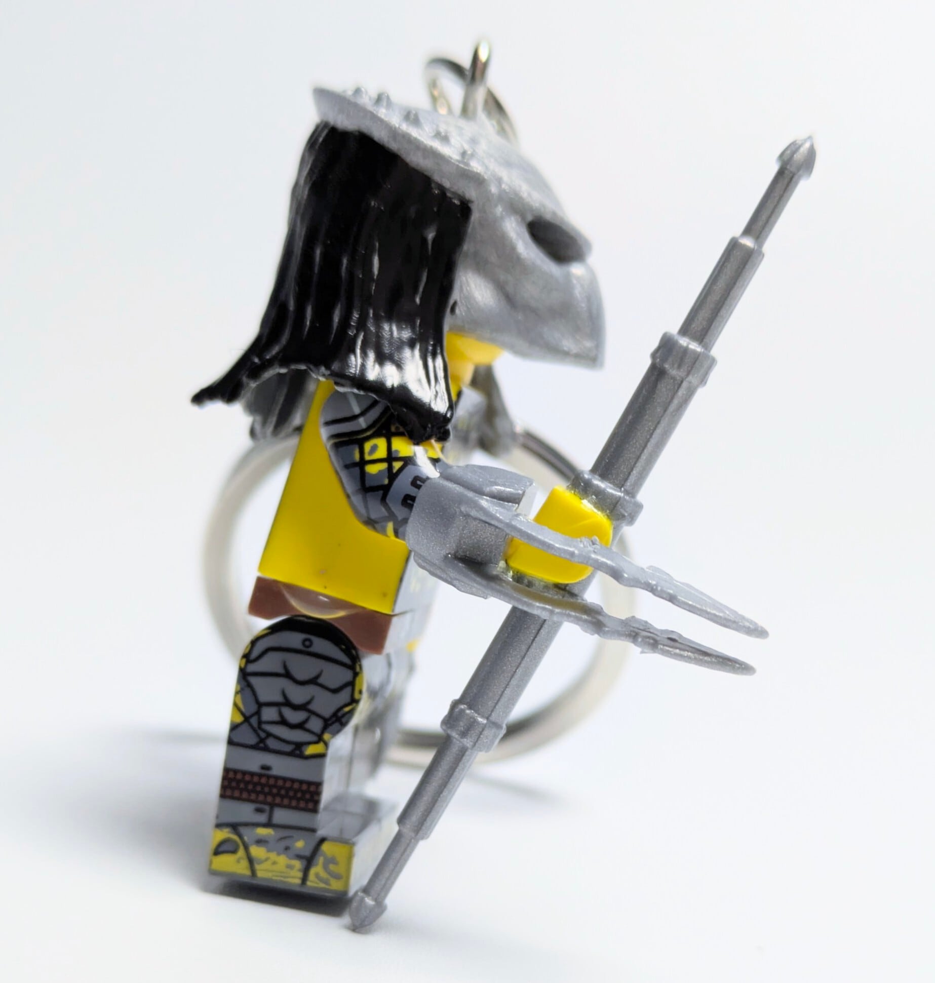 ★ブロックフィギュアキーホルダー★【 PREDATOR2 / AVP ( エイリアンvsプレデター )】 Predator Warrior ( プレデター・ウォリアー )　〚アメリカン雑貨 アメトイ〛