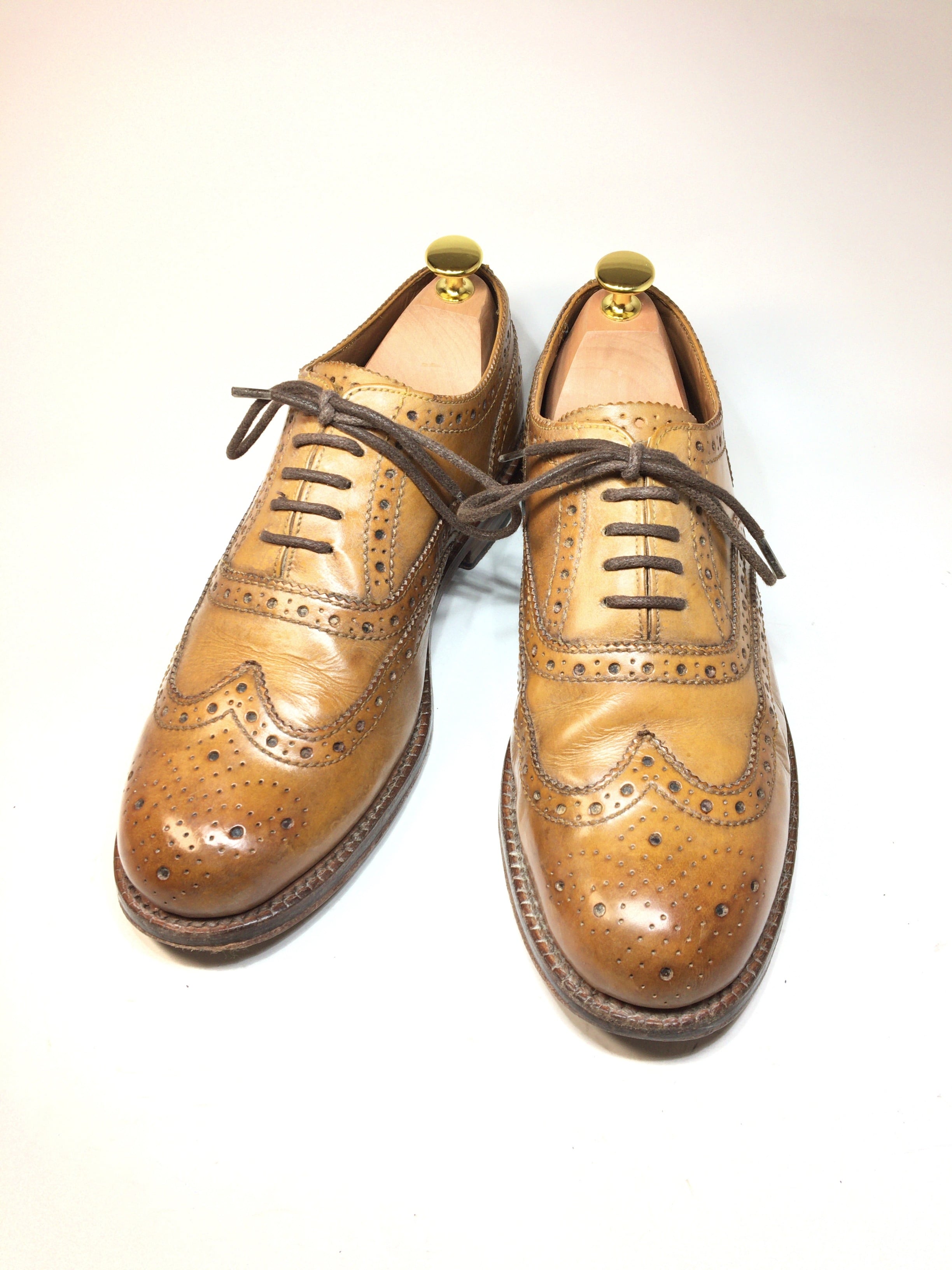 グレンソン GRENSON ウイングチップ 極美品 サイズ7 購入59800円 - 靴