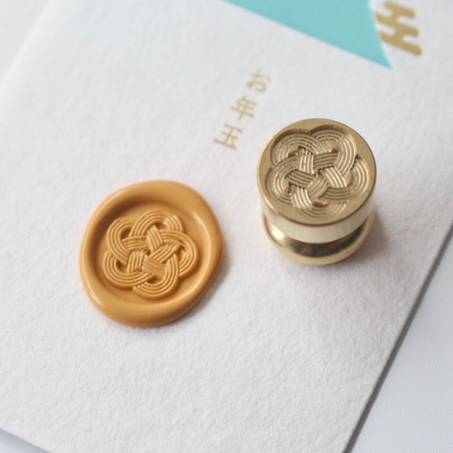 【WAGARA】Wax Seal Stamp│梅結び【15mm】