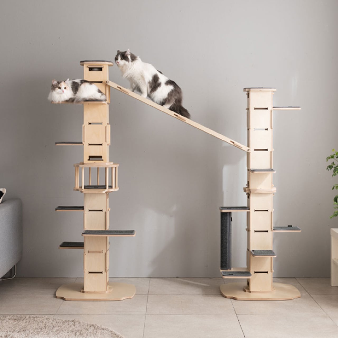 necocia キャットタワー I-CAT（Lサイズ） | Pet Salone