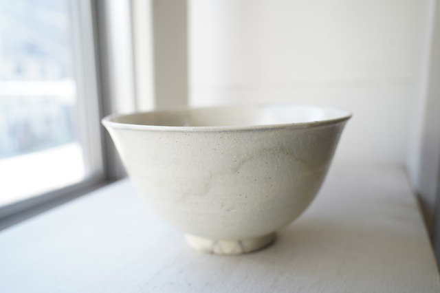 7-1粉引飯碗(深・大）瓜田芙美子 Fumiko Urita