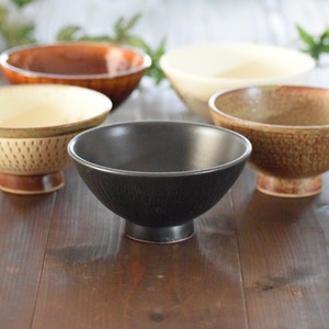 ＜茶づけ碗＞ 伝統の刷毛目柄｜人気の飴色釉薬