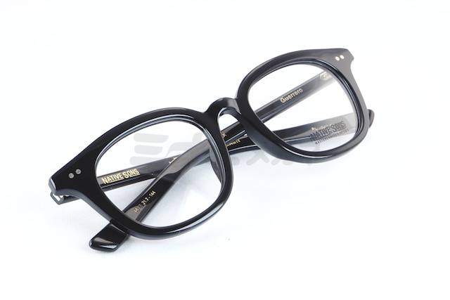 NATIVE SONS メガネ GUERRERO Col.Black PL-042E 46サイズ 48サイズ ウェリントン ゲレロ ネイティブサンズ 鯖江 日本製 正規品-4枚目
