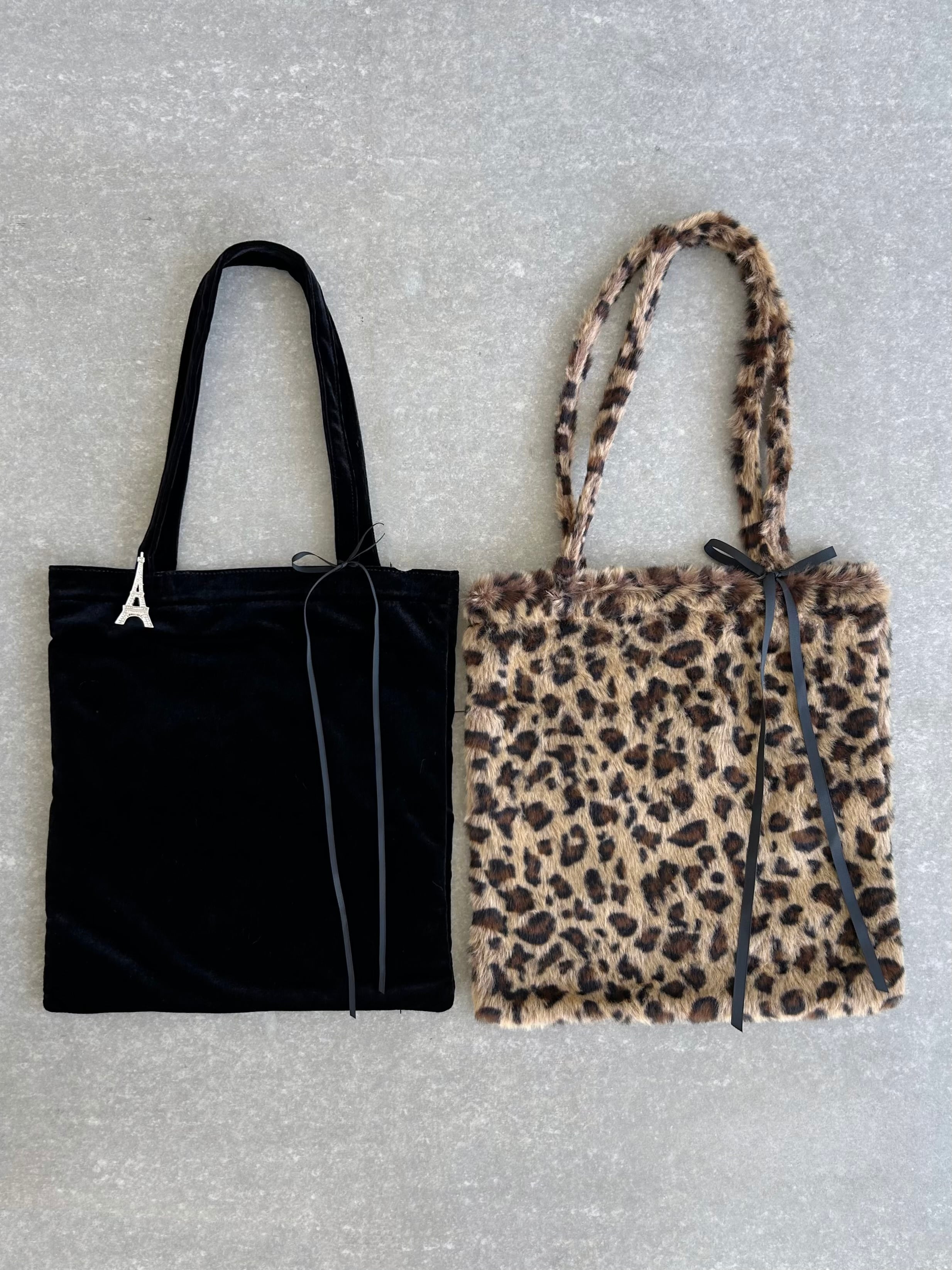 Bilitis dix-sept ans Leopard Fur Tote A Misc-1374 | KOKO
