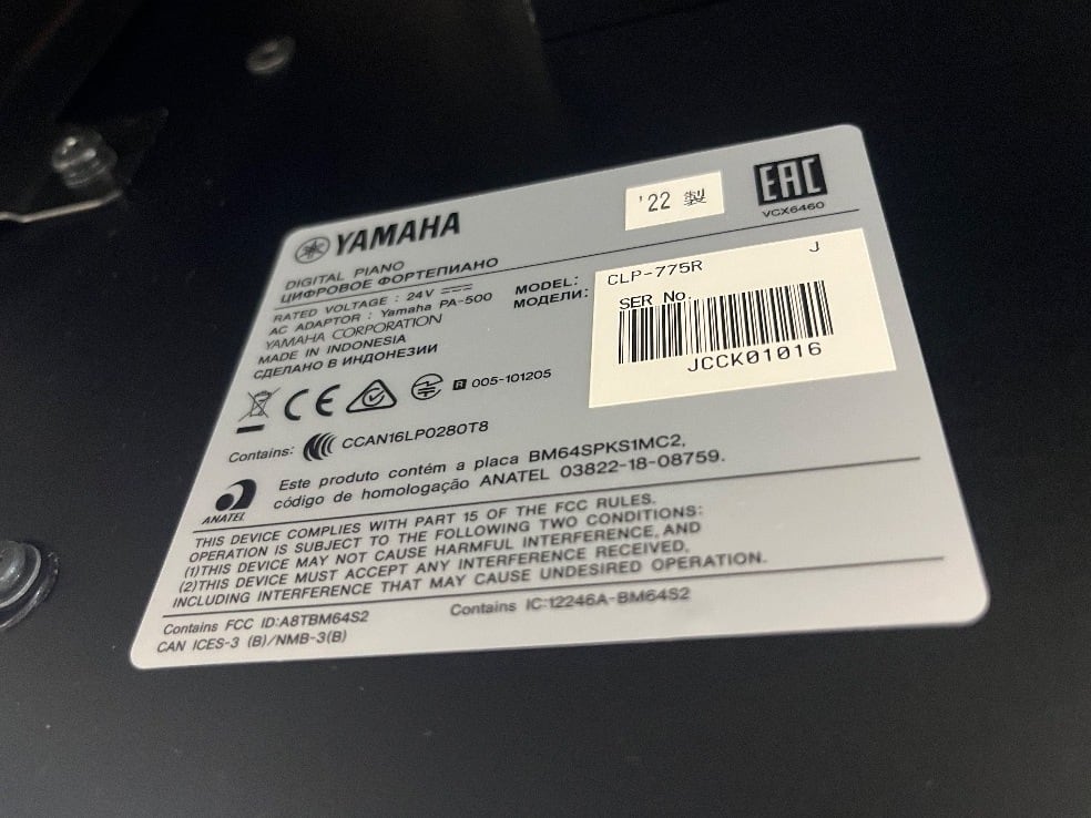 ☆83854【電子ピアノ】YAMAHA CLP775R 22年製 | リユース専門店エプコ