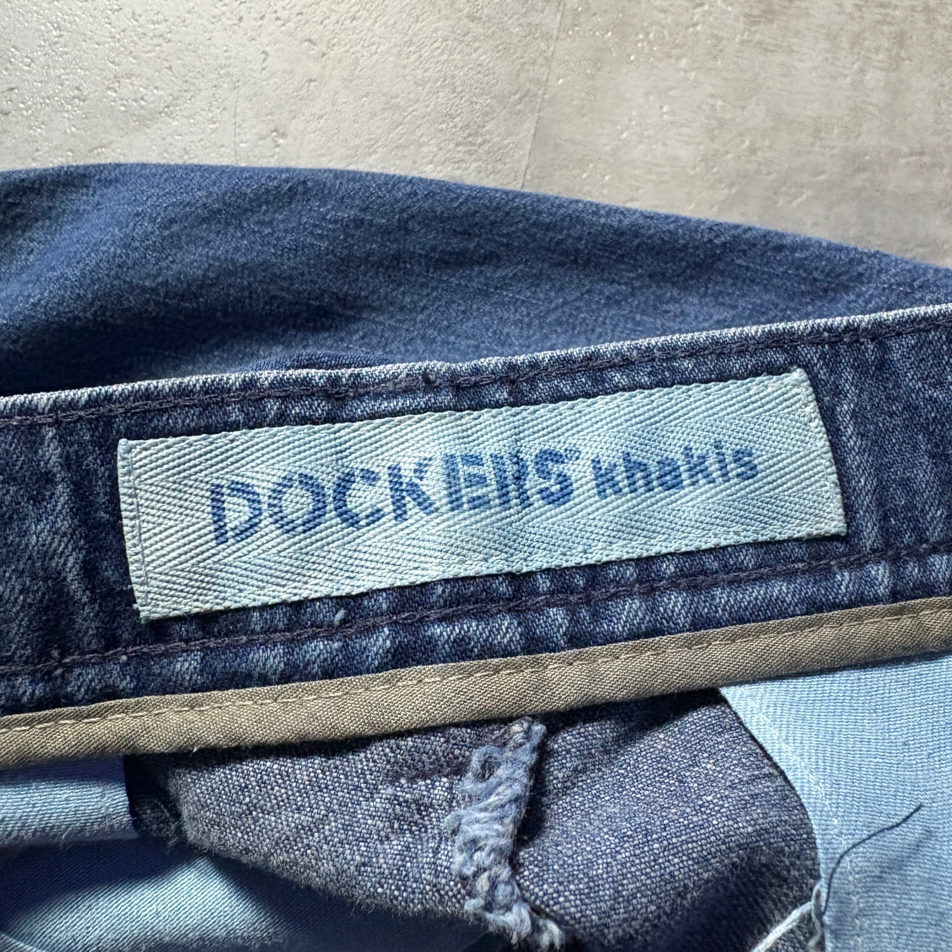 90s US規格 DOCKERS Khakis デニムスラックス ツータック 32×34