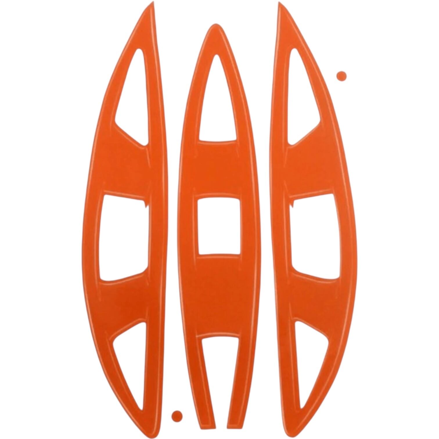 CPXR-CPVR ベントステッカー リアベントデカール ラクロス ヘルメット用 オレンジ