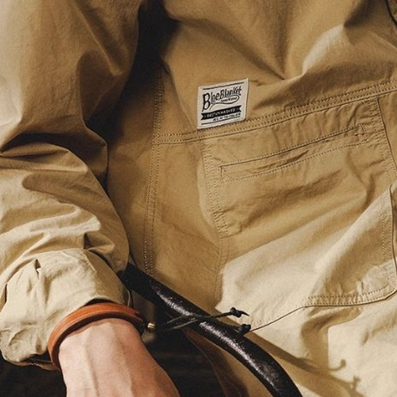 Button Front Box Silhouette Long Sleeve Shirt ◇3color H0761