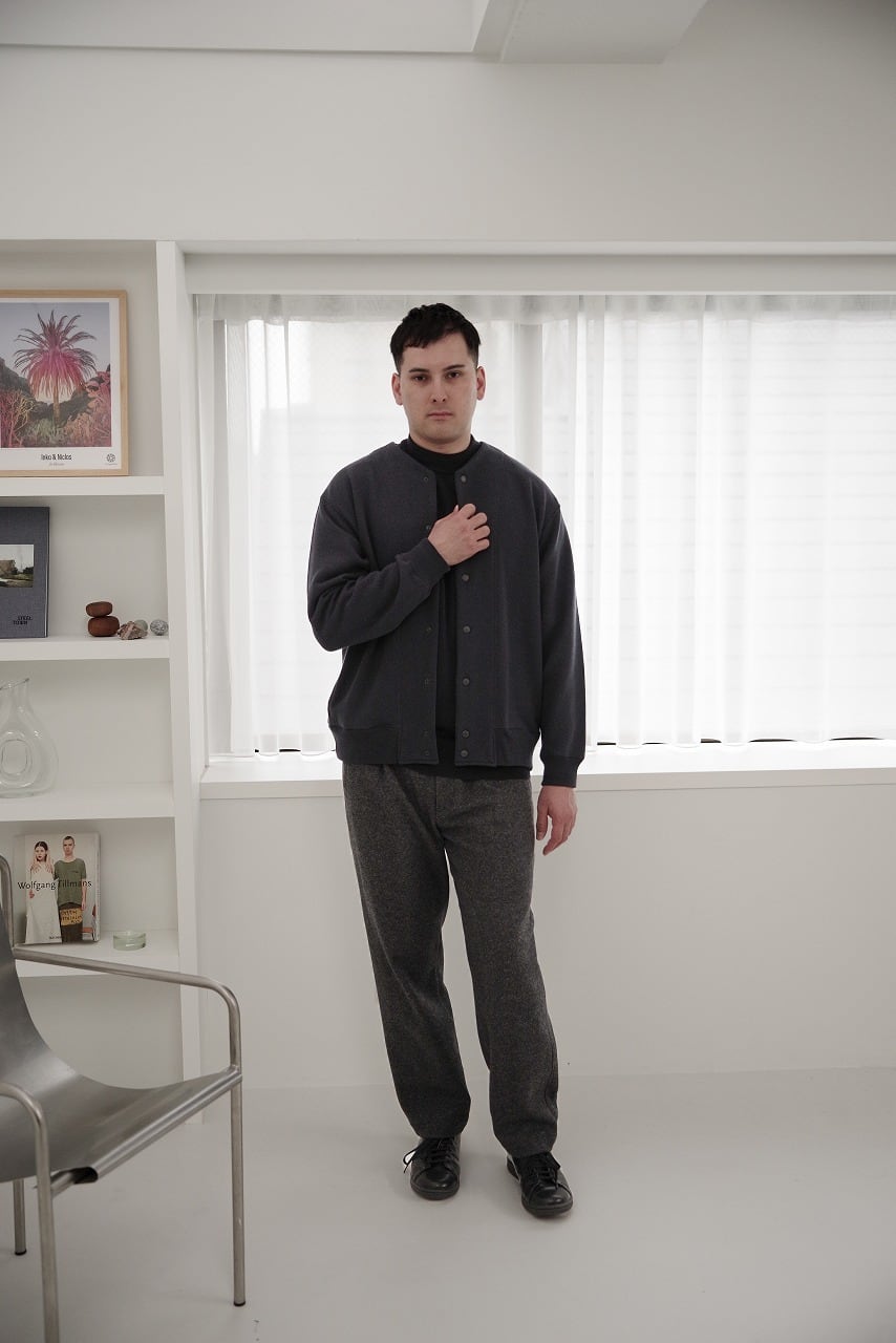 Mixed Cotton Dense Sweat Blouson