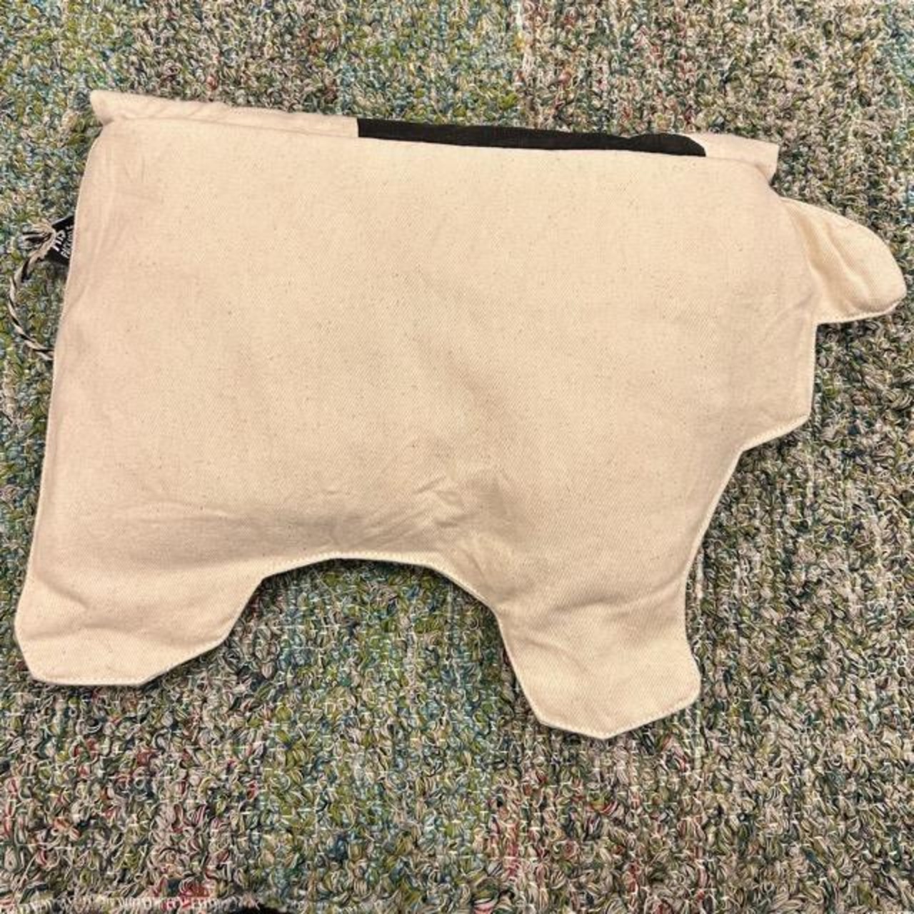 PAP エプロン COW-NT 牛 牛型ポケット ナチュラル　コンパクト パッカブルエプロン 持ち運び 便利 自宅用 アウトドア ギフト　ポケット　