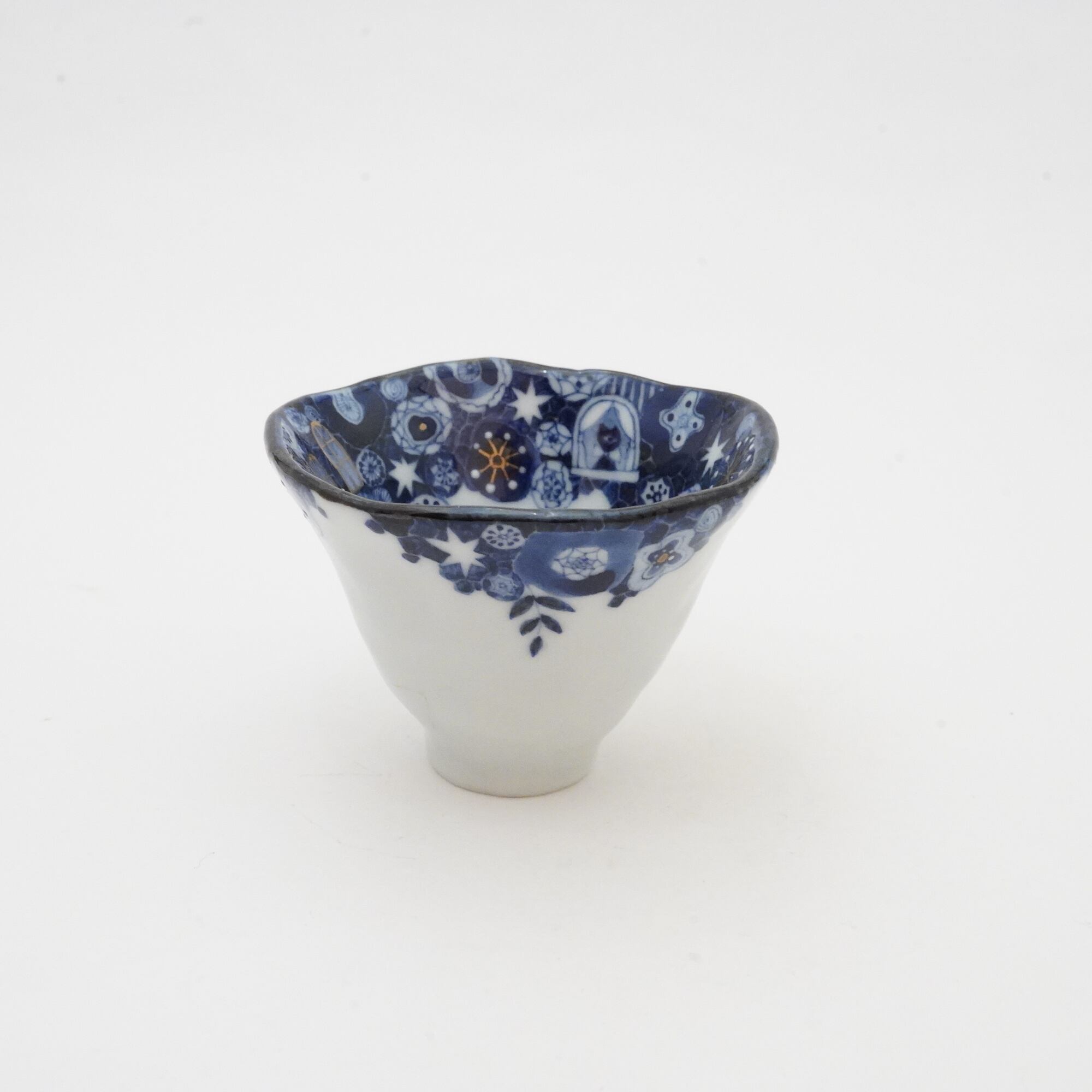 【坂川ひかり】染付夢見紋酒器 小 1
