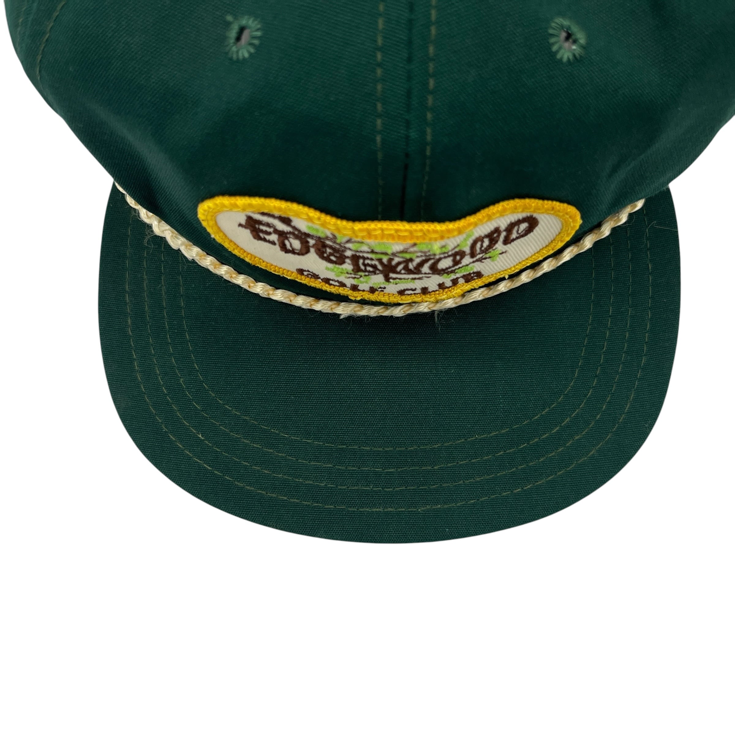 キャップ 帽子 80s Made in USA ゴルフ Golf トラッカー 緑 キャップ/帽子】80-90s TOWN TALK社製 EDGEWOOD GOLF CLUB（エッジ