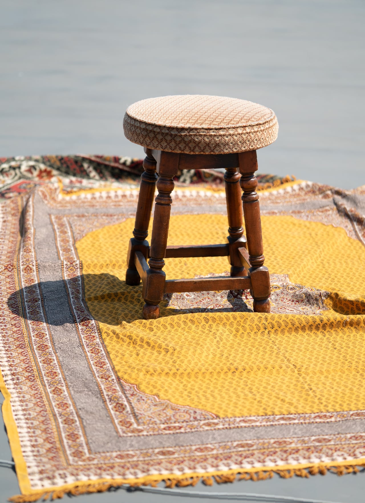 80x293cm廊下敷き・キリム(6-4)ラグ・玄関マット・ギャッベ、キリム