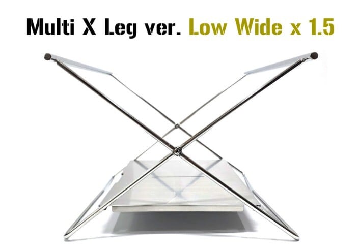 値下げ！CAMAFORCE マルチxシリーズ　IGT マルチXシリーズ IGTテーブル脚 Xレグ Low wide×1.5バージョン