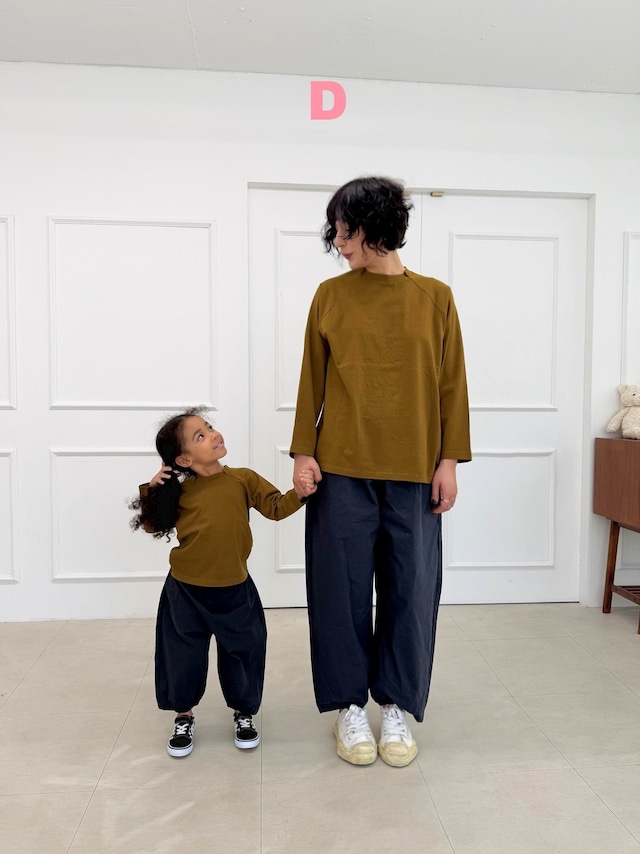 【取寄】dress monster|double neck tee (mom)|ダブルネックT(ママ)|FREE|mom|26 autumn