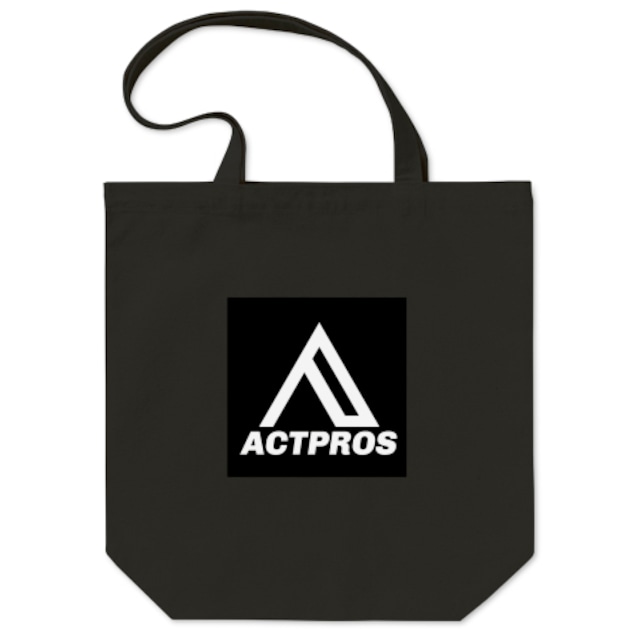 【EQUIPMENT】ACTPROS スクエアロゴ トートバッグ Mサイズ ブラック【5colors】