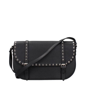 【新品】VALENTINO GARAVANI ヴァレンティノガラヴァーニ メンズ クロスボディバッグ レザー ブラック B0D09KDB0NO