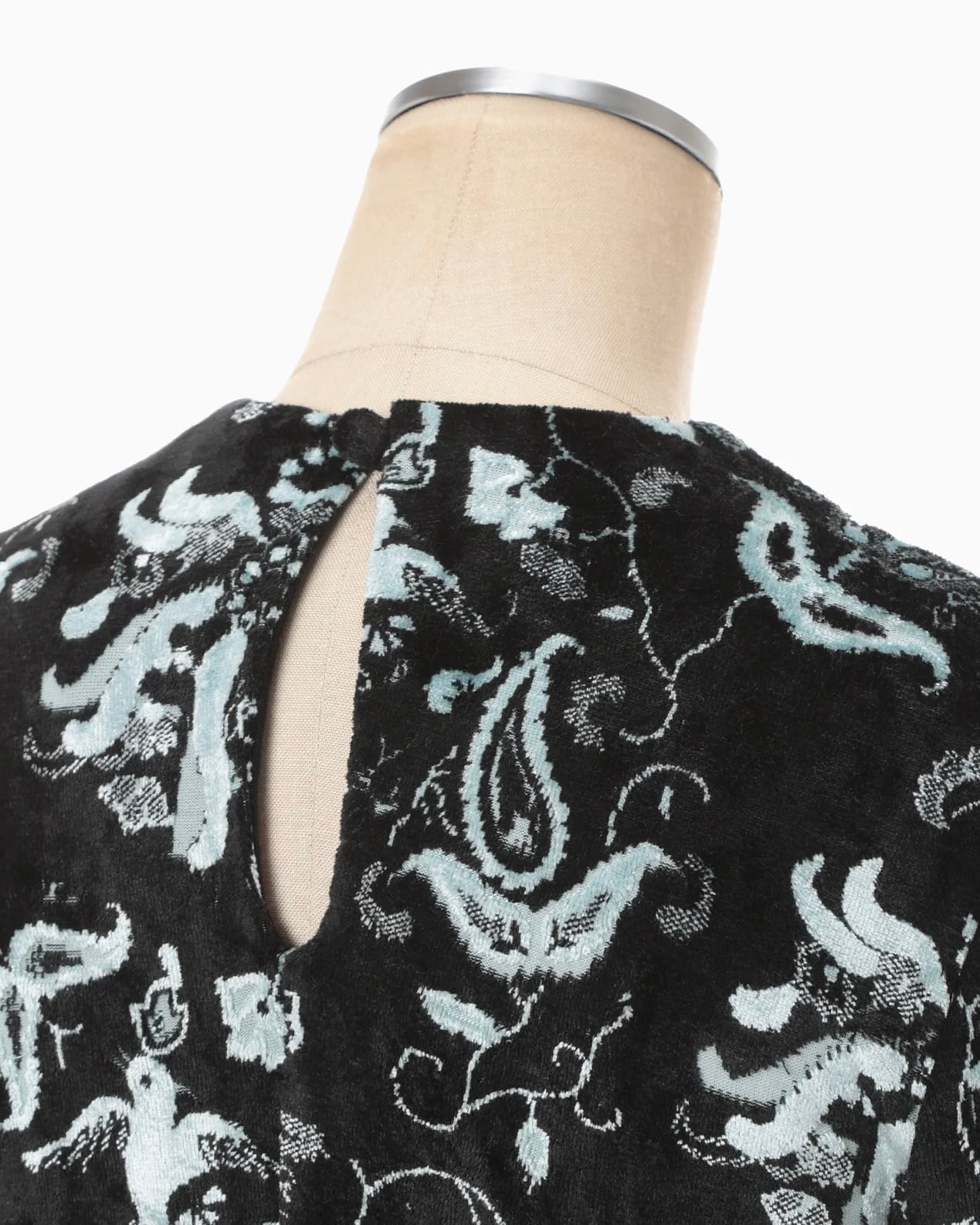 Mame Kurogouchi】Velour Jersey Top/black | TOLMA.