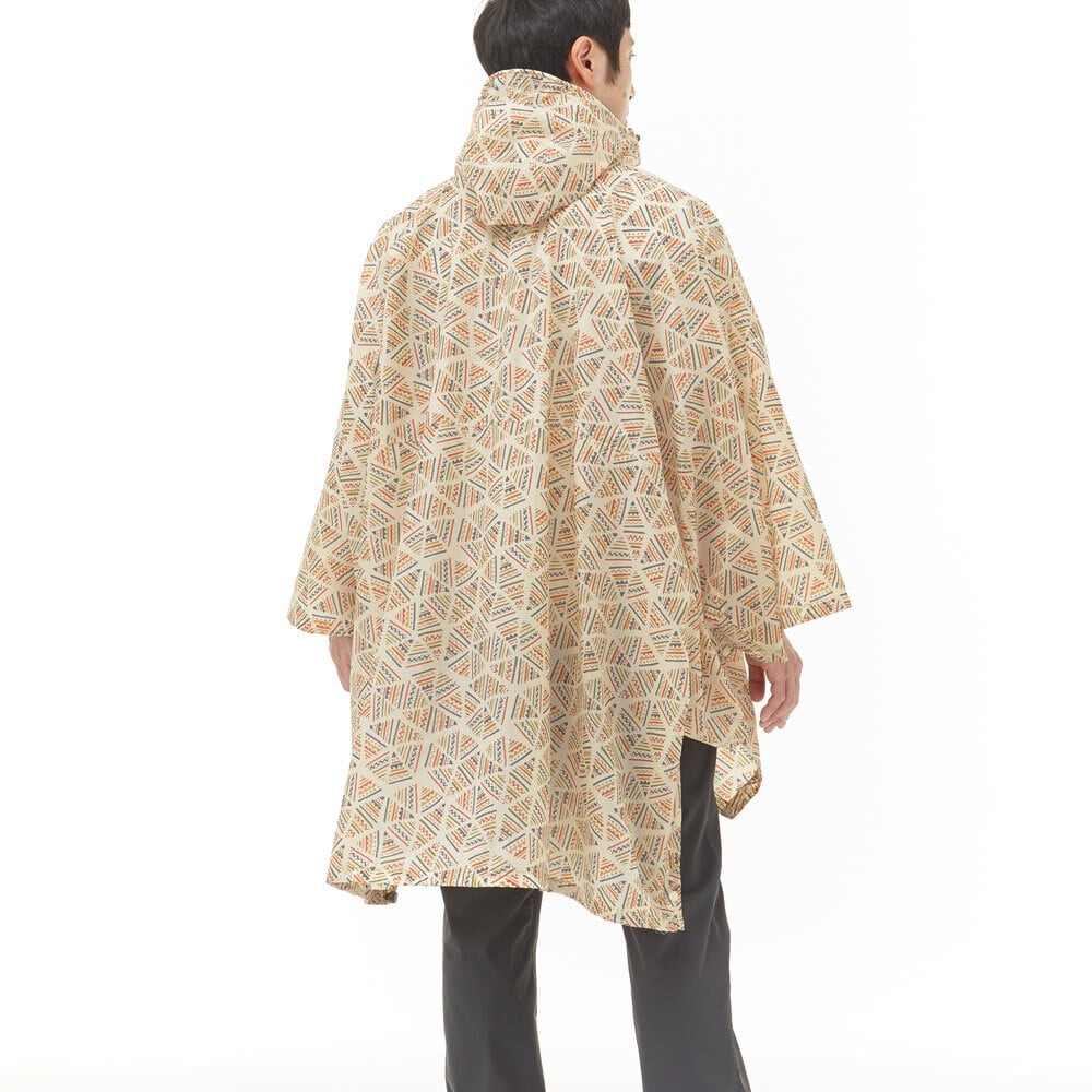 モンベル mont-bell プリント トレッキング レインポンチョ(1128668)全2色