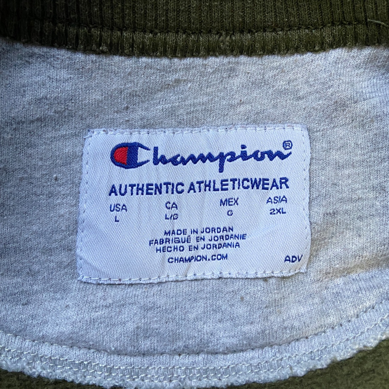 ビッグサイズ Champion チャンピオン ワンポイントロゴ刺繍 スウェット 