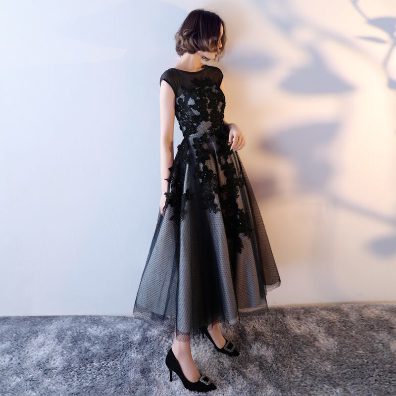 フラワーレース パーティードレス ミモレ丈 結婚式 フラワーレース パーティードレス ミモレ丈 結婚式 | HS-Store