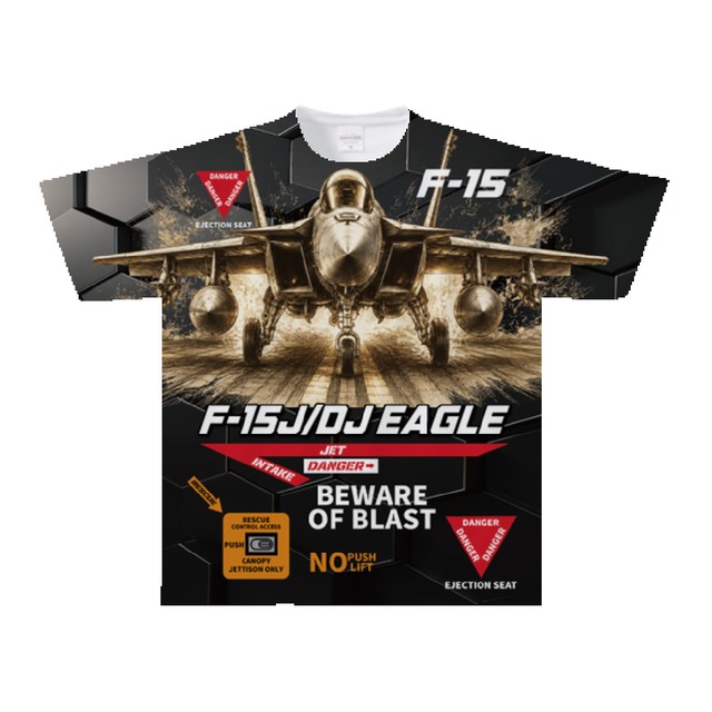F-15 オールオーバードライTシャツ Sサイズ}