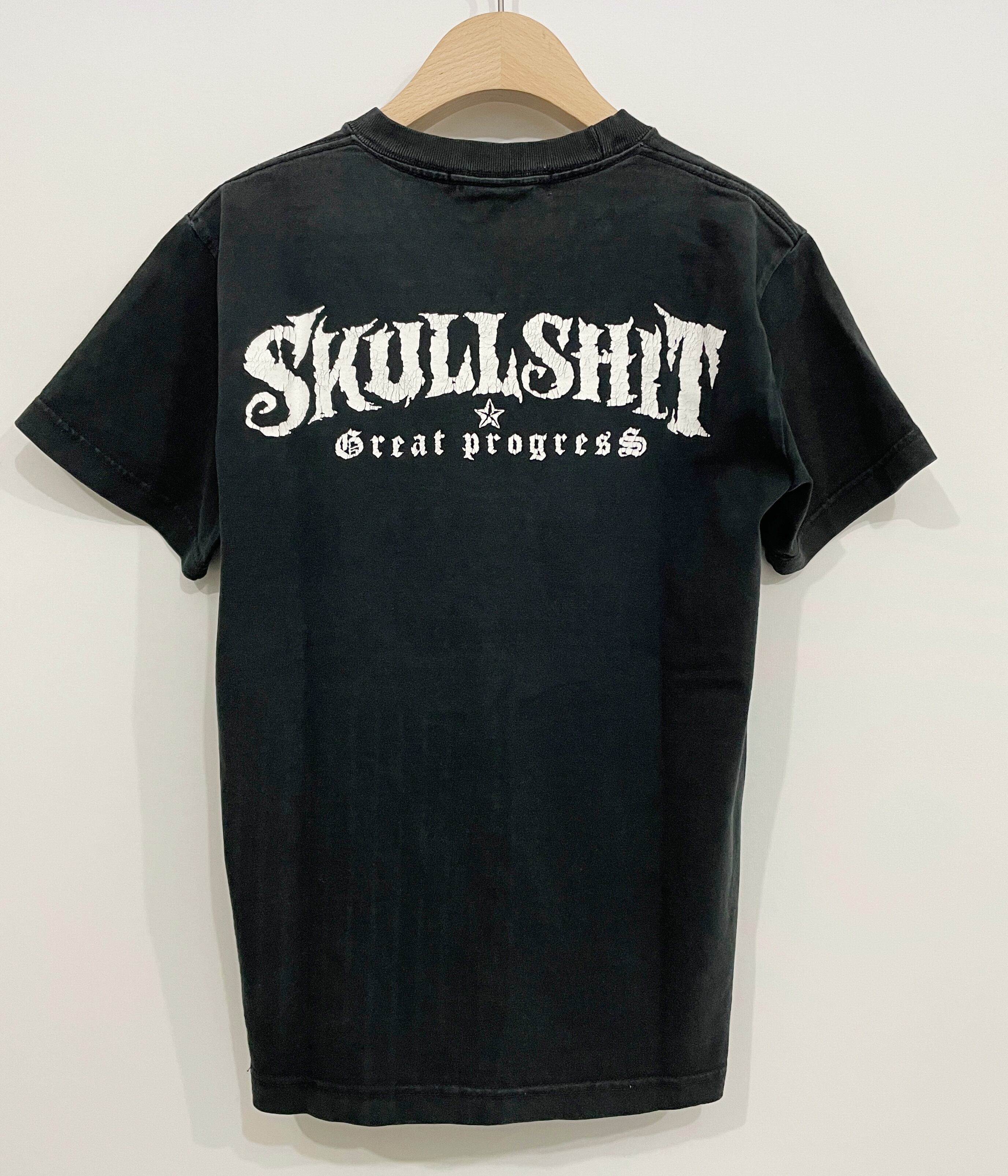 2000年代 00's デザイン Tシャツ ブラック -SKULL SHIT- SKULL SHIT