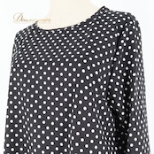 フラメンコ 衣装 2点 セット まとめ売り トップス ブラウス ボウタイ 水玉 ドット レッスン 練習着 発表会 小物 飾り 装飾 伸縮 フリル 軽い ダンス ブラック系 ホワイト系 Mサイズ ストレッチ 可愛い おしゃれ ステージ衣装