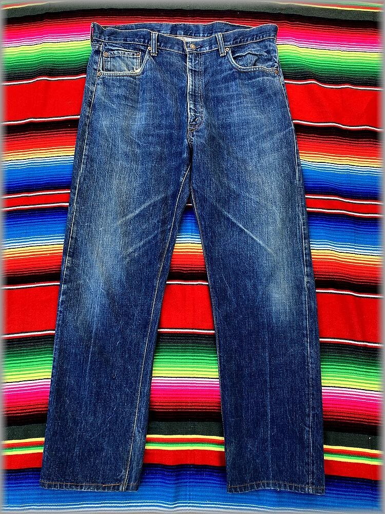☆70s 74年 リーバイス 505 デニム パンツ ジーンズ 66前期 シングル