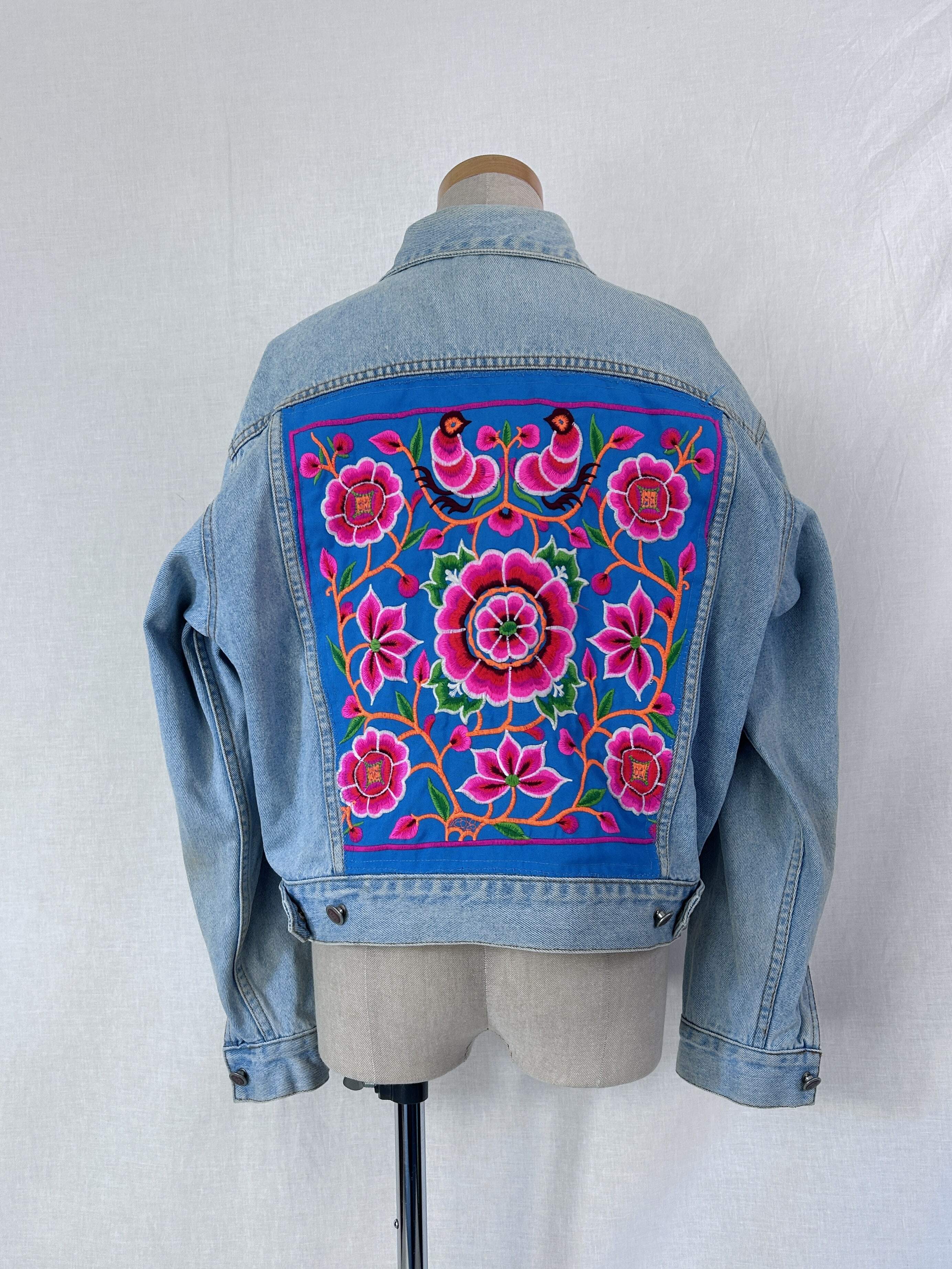 Rio embroidery denim jacket | mem vintage