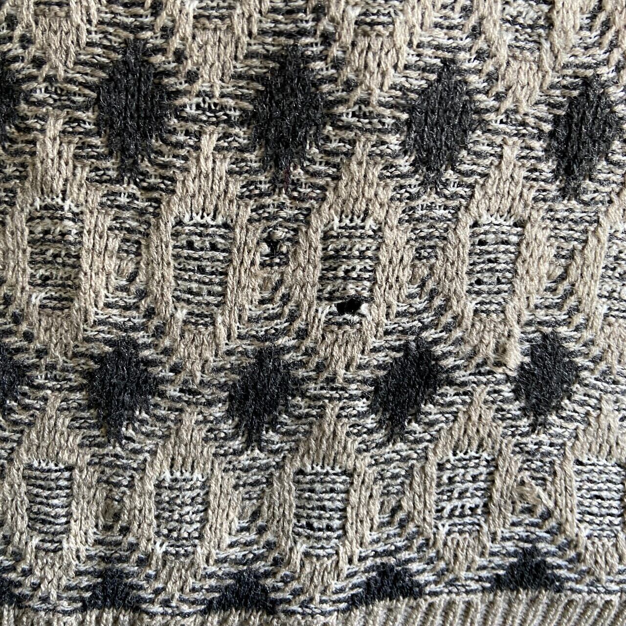 90年代 VAN HEUSEN 3Dニット ニットセーター メンズL相当 古着