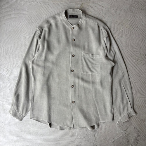 CHRISTIAN AUJARD HOMME / No collar silk shirt CHRISTIAN AUJARD HOMME / No collar silk shirt