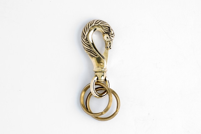 HORSE KEY HOOK  BRASS (L SIZE)