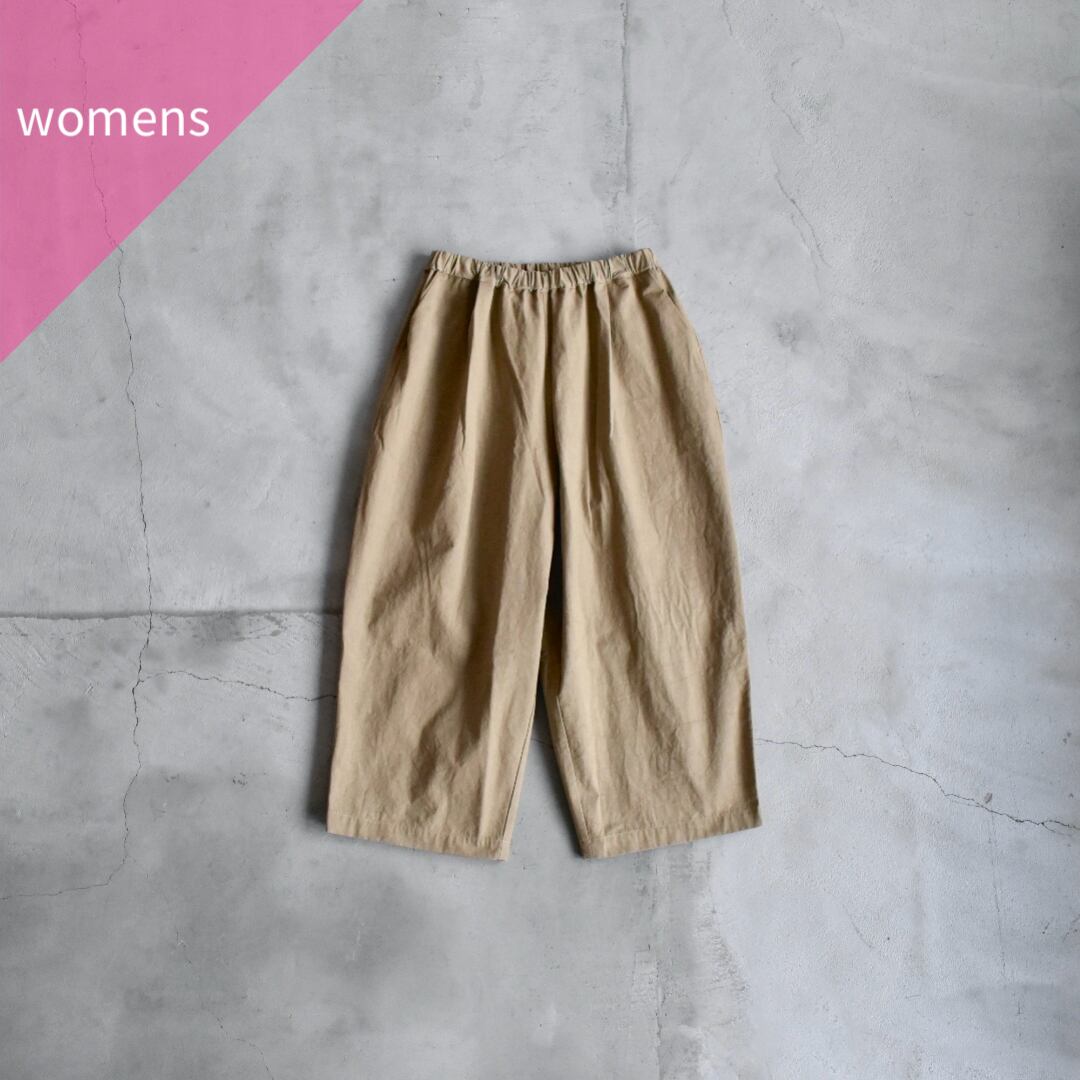 LinenYa | CORDURA® 天日干しワッシャー タックワイドパンツ | HUMMING