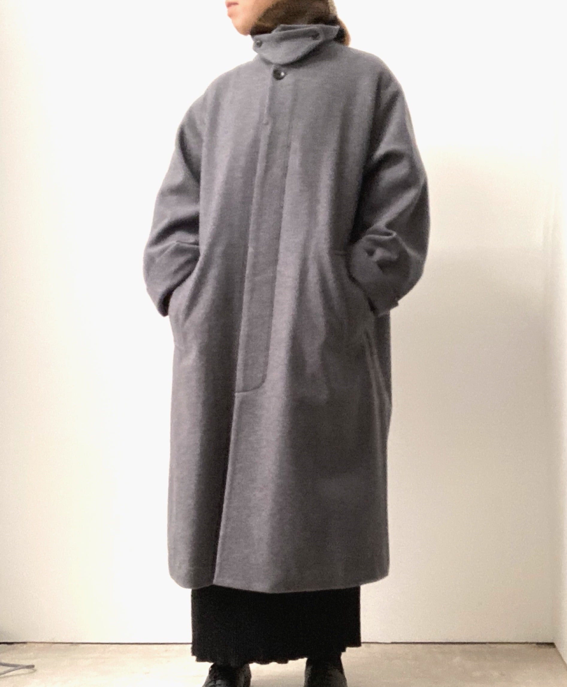 'comm.arch.womens / Geelong Lamb's Melton Coat