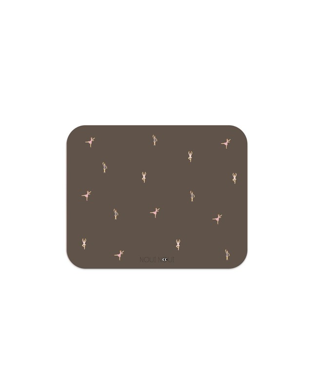 【即納】NOUI NOUI  / Place mat   Dancing Ballerina - grey oak　お食事マット　ランチョンマット