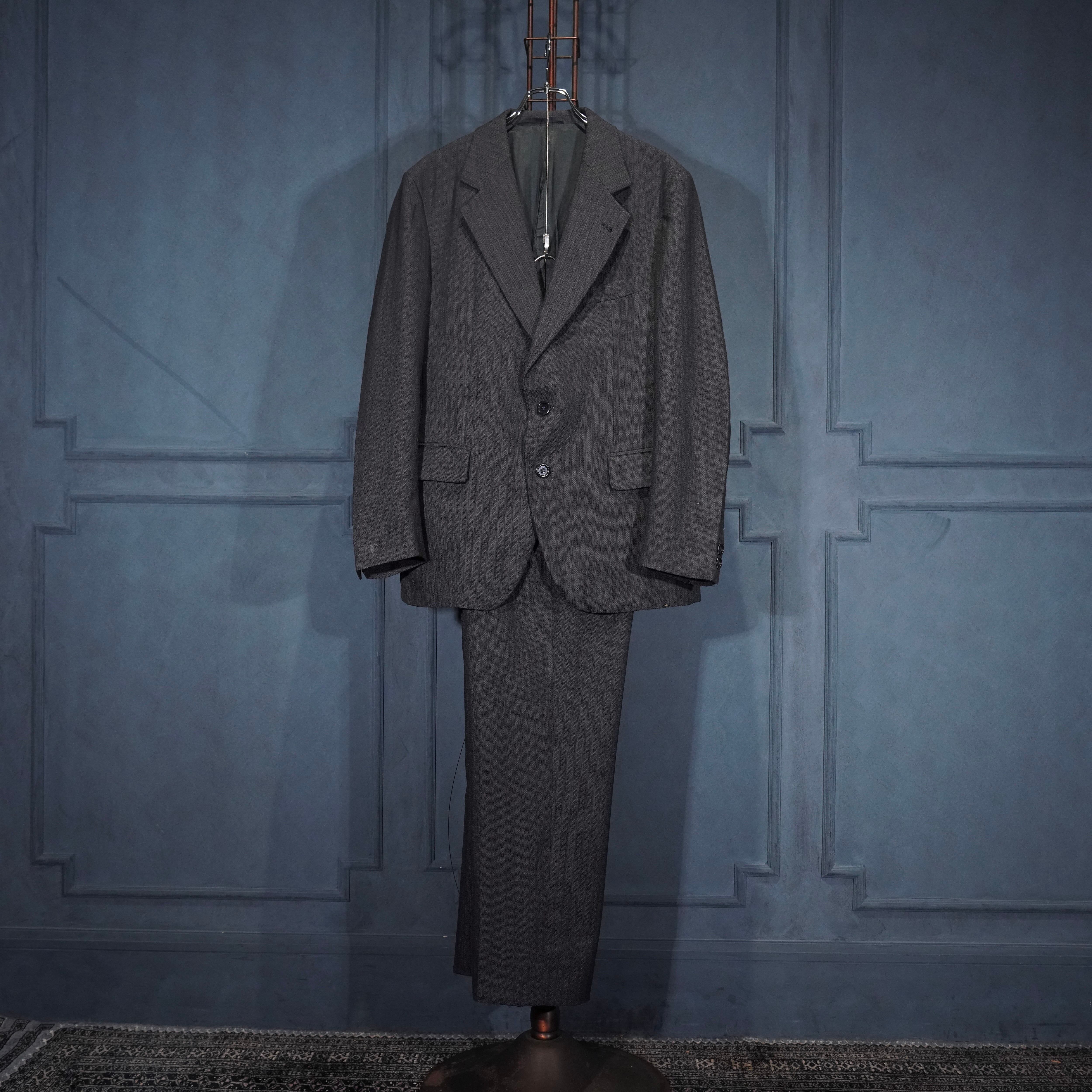 60's EU VINTAGE ODEVNE ZAVODY TRENCIN WOVEN DESIGN SET UP SUIT/60