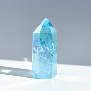 アクアオーラクォーツ タワー 63✧ Aqua Aura Quartz ✧天然石・鉱物・パワーストーン