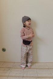 韓国子供服 / 26Autumn / 〖取寄〗MOME / ワッフルデイリーTシャツ / キッズ服 /ナチュラル服 / 秋服 *XS~XL*