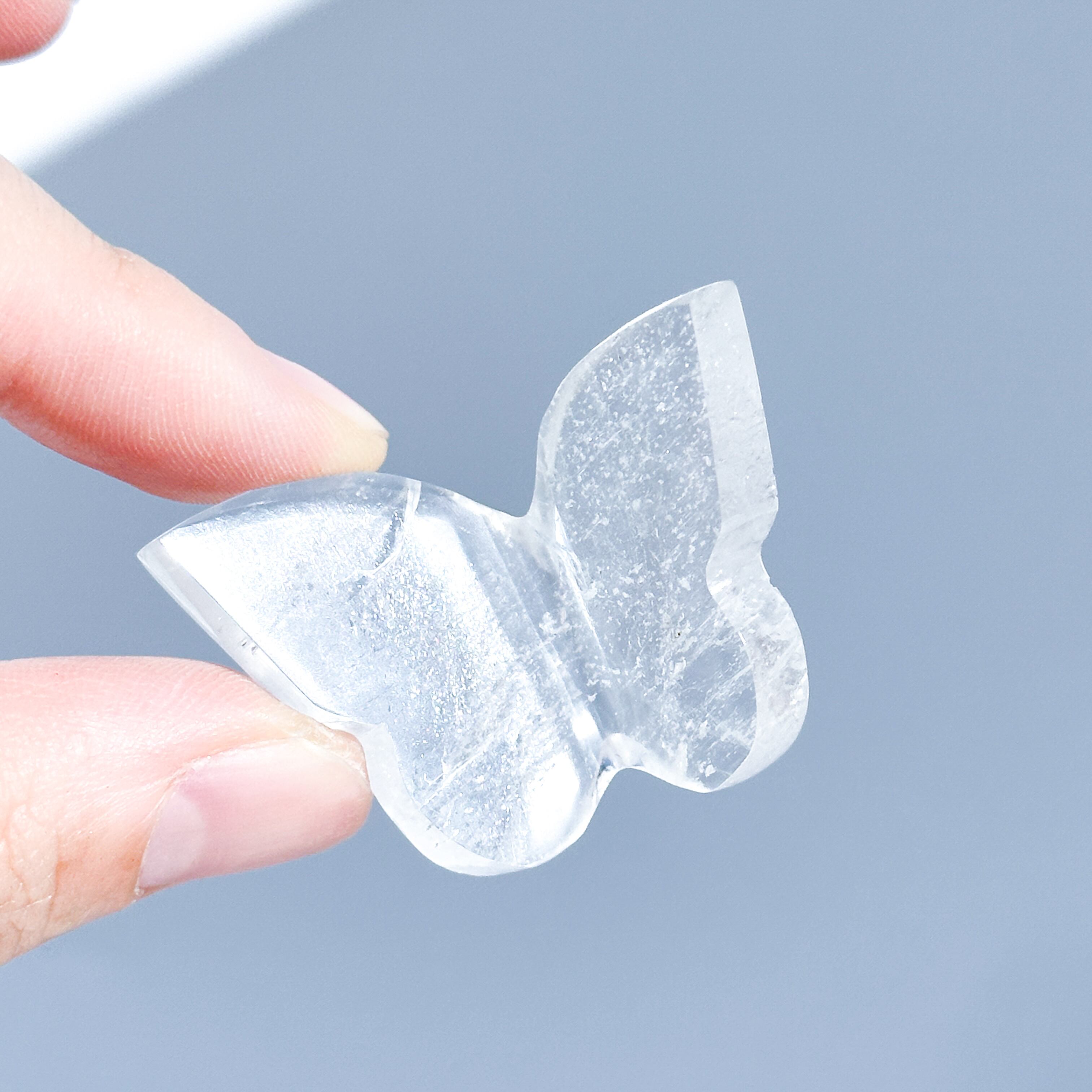 クリアクォーツ 3D蝶 03◇ Clear Quartz Butterfly ◇天然石・鉱物