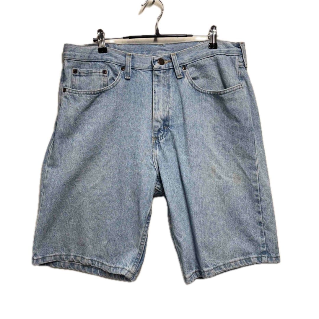 Wrangler リラックスフィット デニムショーツ W34 ライトブルー M