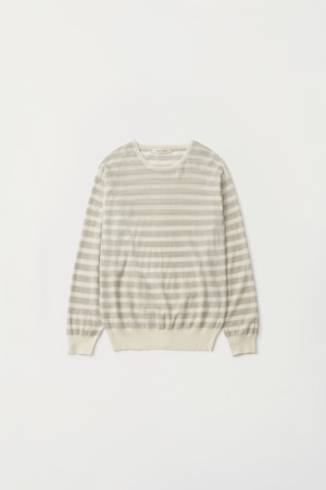[NOTHING WRITTEN] Veil stripe pullover (Cream oat) 正規品 韓国ブランド 韓国通販 韓国代行 韓国ファッション ナッシングリトゥン 日本 店舗