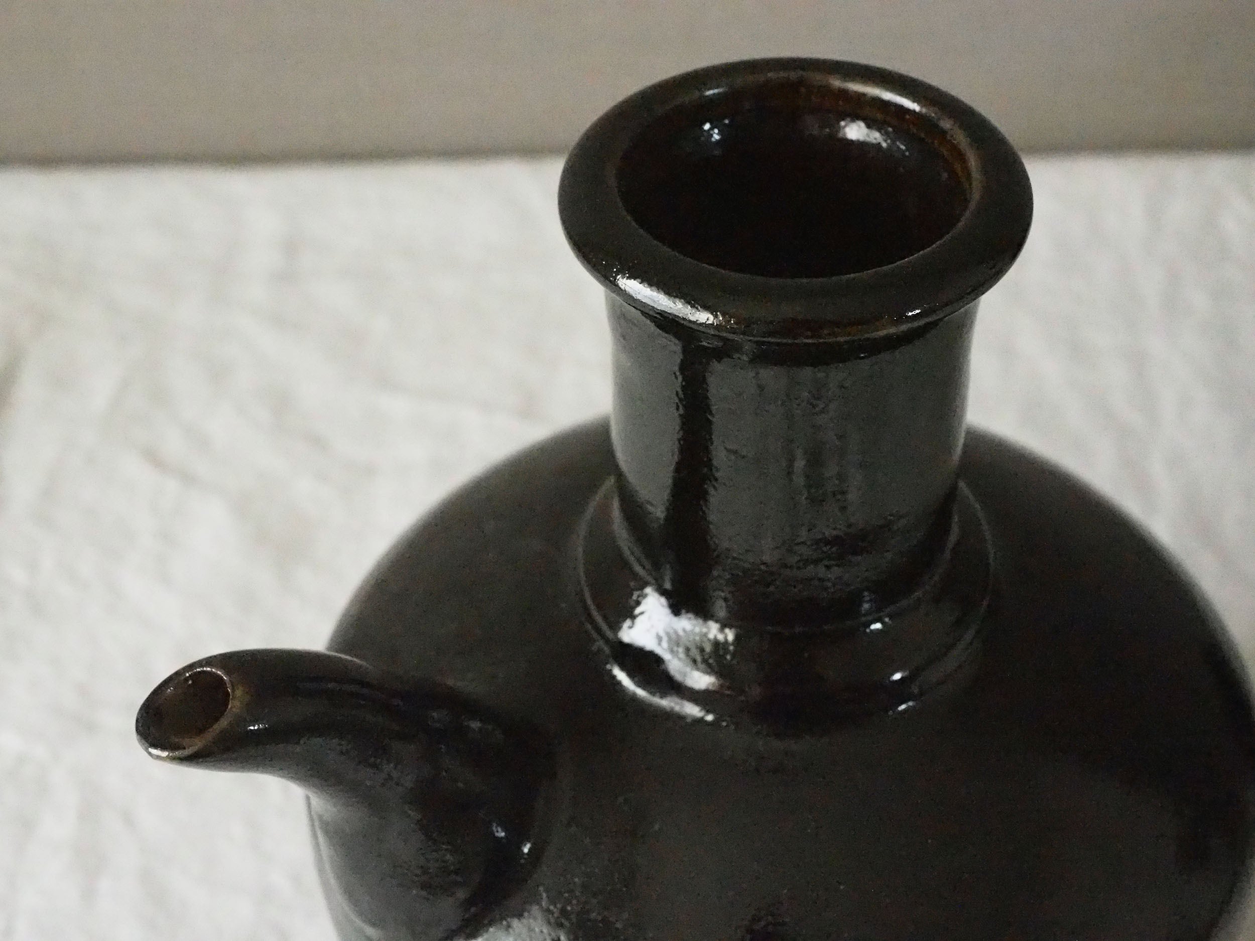 【 苗代川焼 雲助 】　うんすけ　黒もん　黒薩摩　江戸時代 fit=scale-down,w=1200