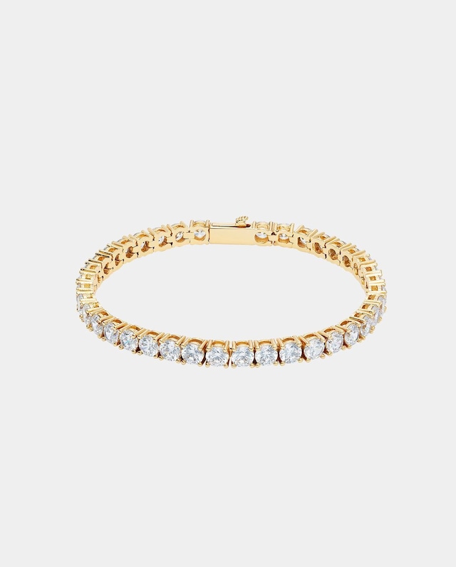 Luxury Tennis Bracelet 【5mm / GOLD】