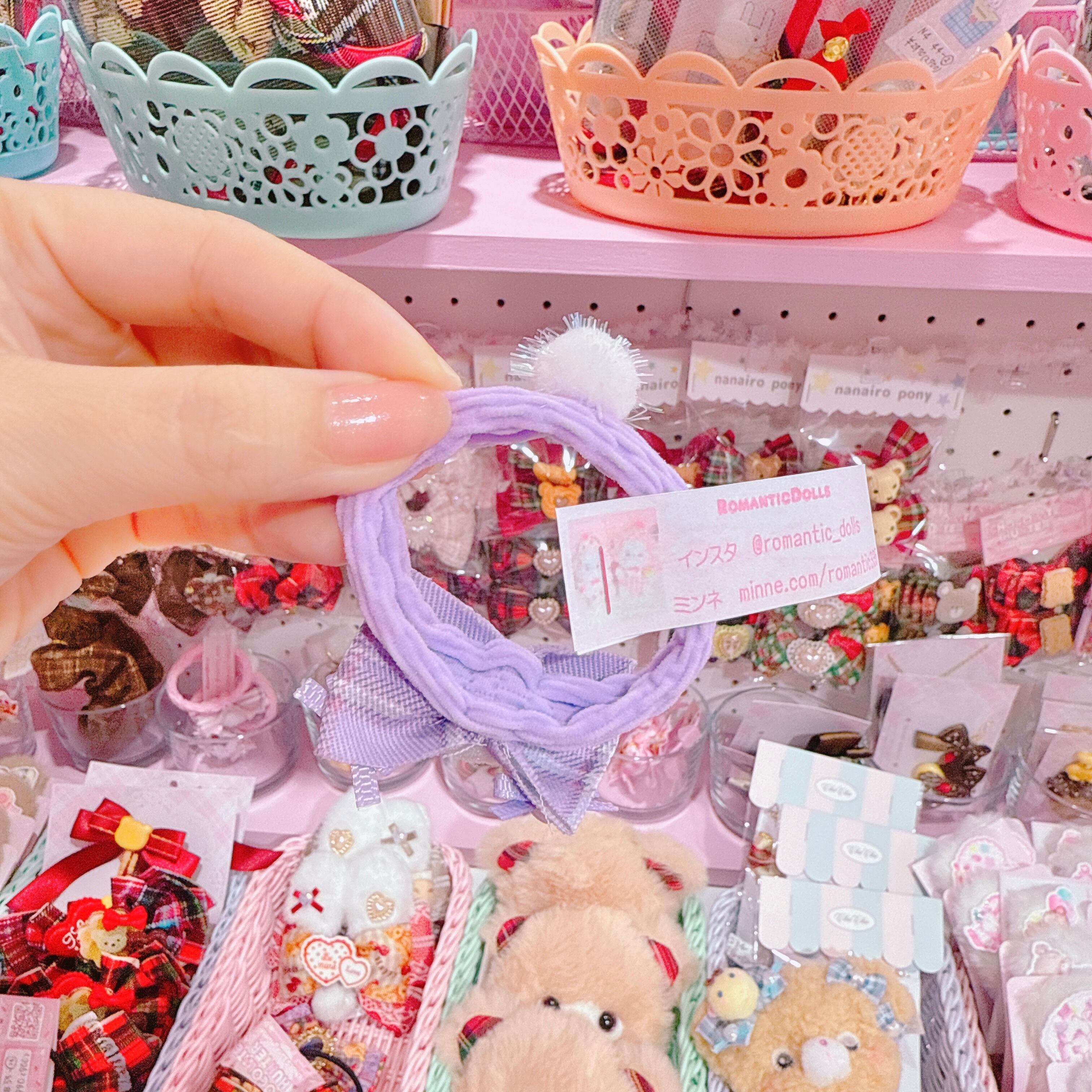 【M4】58-13くまマスコットヘアゴム