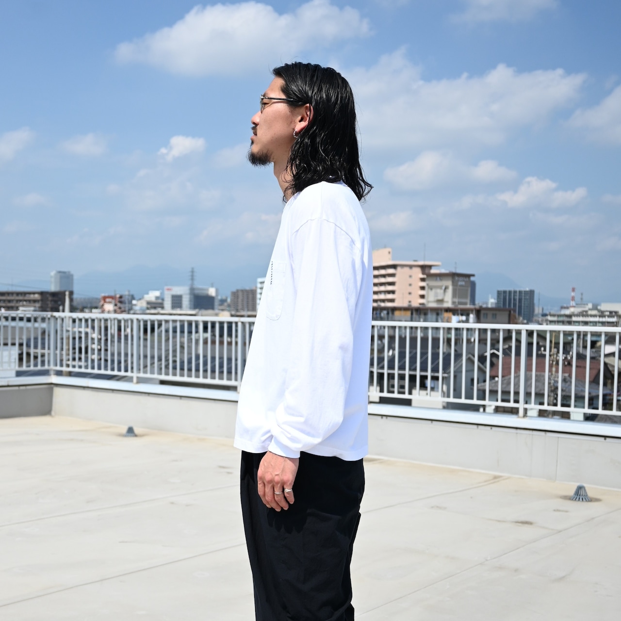 KUON / Sashiko L/S Tee